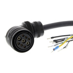 Omron Cable for Use with G5 Series Servo Motor, 15m Length, 6 → 7.5 kW, 400 V
