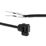 Omron 1S Series Power Cable for Use with Servo Motor, 30m Length, 100 → 750 W, 230 V