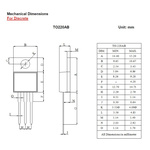 Diodes Inc 400V Rectifier & Schottky Diode, TO220AB STPR1040CTW