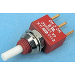 C & K Single Pole Double Throw (SPDT) Momentary Push Button Switch, PCB