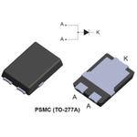 STMicroelectronics 200V 10A, Diode, 3-Pin TO-277A STTH1002CSF