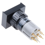 EAO Single Pole Double Throw (SPDT) Momentary Push Button Switch, IP40, 16 (Dia.)mm, PCB