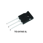 Vishay 650V 20A, Schottky Rectifier & Schottky Diode, 3-Pin TO-247AD 3L VS-3C40CP07L-M3