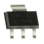 WeEn Semiconductors Co., Ltd Surface Mount, 4-pin, TRIAC, 600V, Gate Trigger 1.5V 600V