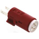 LED Reflector Bulb, Red, 24V dc
