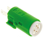 LED Reflector Bulb, Green, 24V dc