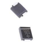 Vishay SMCJ5.0A-E3/57T, Uni-Directional TVS Diode, 1500W, 2-Pin SMC