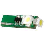 LED Reflector Bulb, Flat Wedge, Single Chip, 12V dc