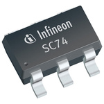 Infineon ESD5V5U5ULCE6327HTSA1, Quint-Element Uni-Directional TVS Diode, 6-Pin SC-74