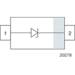 Vishay VTVS15ASMF-M3-08, Uni-Directional TVS Diode, 400W, 2-Pin DO-219AB