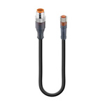Lumberg Automation, RST Series, Straight Male to Straight Female Cordset, 3 Core 1.5m Cable