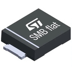 STMicroelectronics SMB15F48A, Uni-Directional TVS Diode, 1500W, 2-Pin SMB Flat