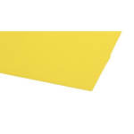 Yellow Plastic Shim, 457mm x 305mm x 0.51mm