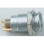 Lemo Solder Connector, 10 Contacts, Panel Mount