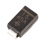 Vishay, 15V Zener Diode 10% 1 W SMT 2-Pin SMA