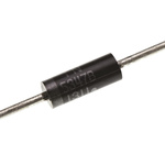 onsemi, 10V Zener Diode 5% 5 W Through Hole 2-Pin DO-15