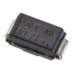 onsemi, 5.1V Zener Diode 5% 500 mW SMT 2-Pin SMA
