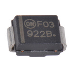 onsemi, 7.5V Zener Diode 5% 3 W SMT 2-Pin SMB