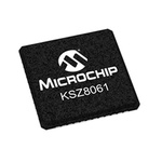 Microchip KSZ8061MNGW, Ethernet Transceiver, 10Mbps, 3.3 V, 48-Pin QFN