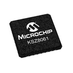 Microchip KSZ8061RNBW, Ethernet Transceiver, 10Mbps, 3.3 V, 32-Pin QFN