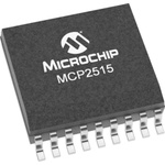 Microchip MCP2515T-I/SO, CAN Controller 1Mbps, 18-Pin SOIC