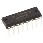 Texas Instruments 8-Channel I/O Expander I2C, SMBus 16-Pin PDIP, PCF8574AN