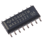 Texas Instruments MAX3232IDR Line Transceiver, 16-Pin SOIC