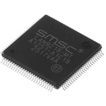 Microchip LAN9218-MT, Ethernet Controller, 10Mbps, 3.3 V, 100-Pin TQFP