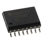 Texas Instruments ISO3082DW Line Transceiver, 16-Pin SOIC