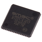 Microchip LAN9512-JZX, Ethernet Controller, 10Mbps, 3.3 V, 64-Pin QFN