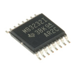 Texas Instruments MAX3232IPW Line Transceiver, 16-Pin TSSOP