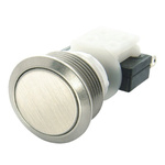 ITW H48M Single Pole Double Throw (SPDT) Momentary Clear LED Push Button Switch, IP67, 19.56 (Dia.)mm, Panel Mount,