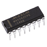 Maxim Integrated MAX202CPE+ Line Transceiver, 16-Pin PDIP