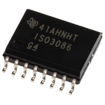 Texas Instruments ISO3086DW Line Transceiver, 16-Pin SOIC