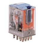 Turck, 240V ac Coil Non-Latching Relay 4PDT, 5A Switching Current Plug In, 4 Pole