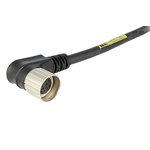 Brad, 120094 Series, Right Angle M23 to Unterminated Cable assembly, 19 Core 15m Cable
