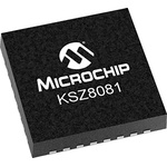 Microchip , 1-Channel Ethernet Transceiver 24-Pin QFN, KSZ8081RNDCA-TR