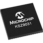 Microchip , 1-Channel Ethernet Transceiver 48-Pin QFN, KSZ9031RNXIC
