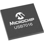 Microchip USB7016/KDX, USB Controller, 480/12/1.5/5000Mbps, USB 2.0, USB 3.2, 3.3 V, 100-Pin VQFN