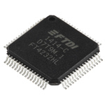 FTDI Chip FT4232HL-REEL, USB Controller, 64-Pin LQFP