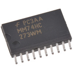 onsemi MM74HC273WMX Octal D Type Flip Flop IC, LSTTL, 20-Pin SOIC
