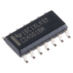 Texas Instruments CD4001BM, Quad 2-Input NOR Logic Gate, 14-Pin SOIC