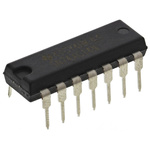 Texas Instruments SN74AC14N Hex Schmitt Trigger CMOS Inverter, 14-Pin PDIP