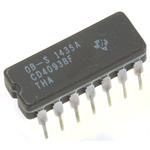 Texas Instruments CD4093BF, Quad 2-Input NAND Schmitt Trigger Logic Gate, 14-Pin CDIP