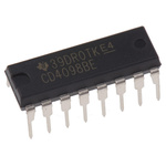 Texas Instruments CD4098BE, Dual Monostable Multivibrator, 16-Pin PDIP