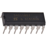 Vishay DG211BDJ-E3 Analogue Switch Quad SPST 12 V, 15 V, 18 V, 24 V, 5 V, 9 V, 16-Pin PDIP