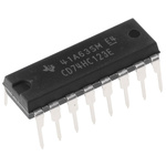 Texas Instruments CD74HC123E, Dual Monostable Multivibrator 5.2mA, 16-Pin PDIP