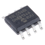Microchip 93LC56B-I/SN, 2kbit Serial EEPROM Memory, 200ns 8-Pin SOIC Serial-Microwire