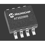 Microchip AT25256B-SSHL-T, 256kbit EEPROM Memory Chip, 80ns 8-Pin SOIC-8 Serial-SPI