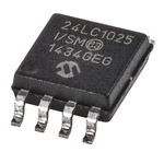 Microchip 24LC1025-I/SM, 1Mbit Serial EEPROM Memory, 900ns 8-Pin SOIJ Serial-I2C